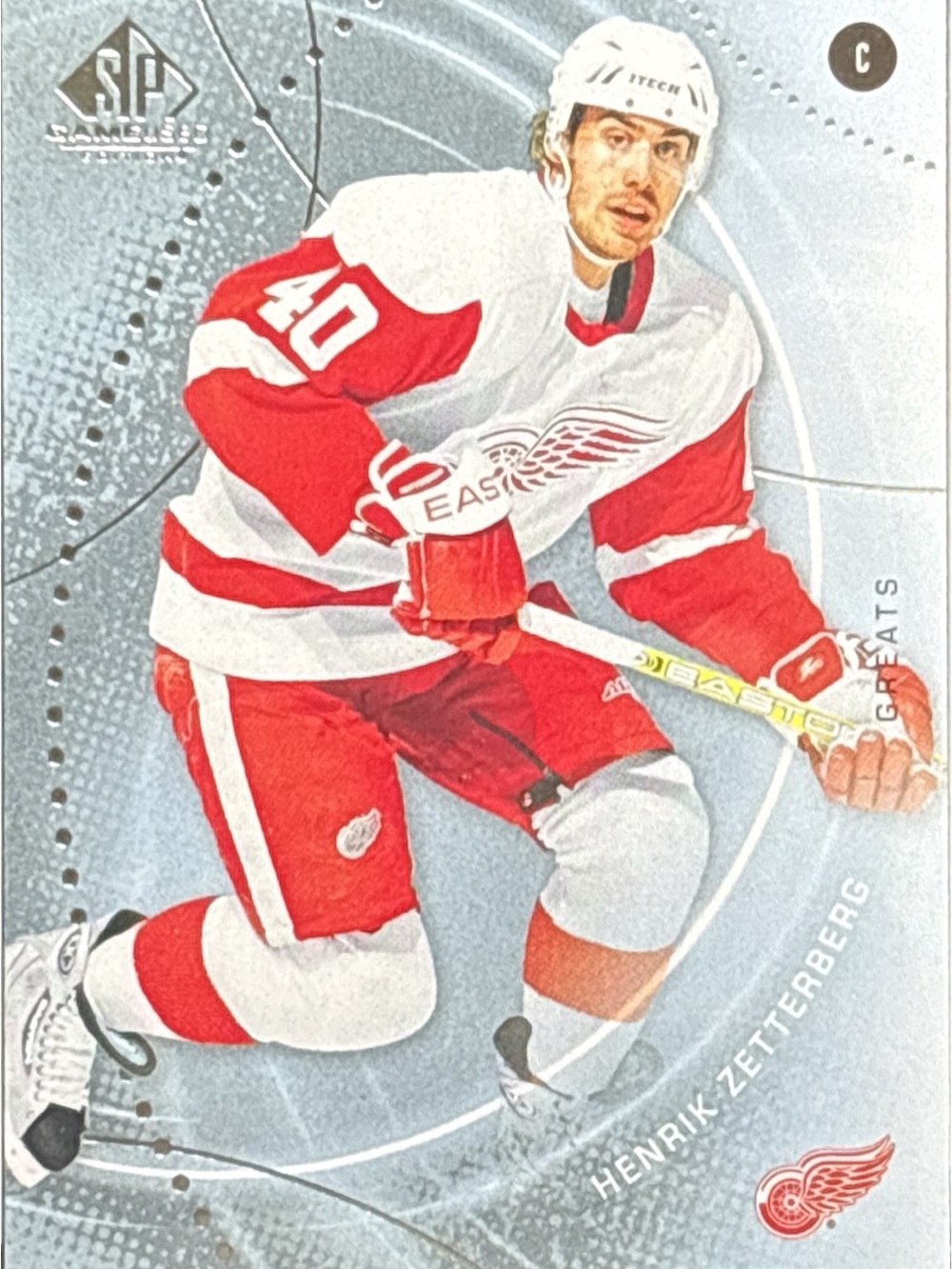 Upper Deck SP Henrik Zetterberg Detroit Red Wings Hockey Trading Card
